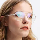 MYT_0196 Горячие Классические Прозрачные очки в золотой оправе Винтажные Солнцезащитные очки для мужчин и женщин Оптические авиаторы прозрачные очки