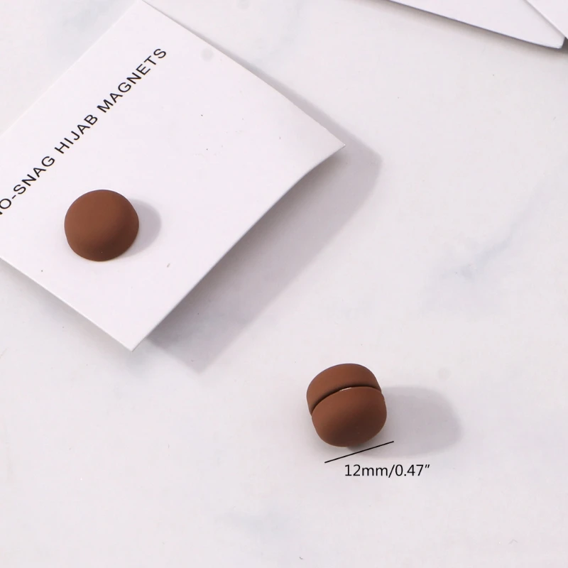2 пары магнитные зажимы для хиджаб Роскошный аксессуар без отверстий | Украшения