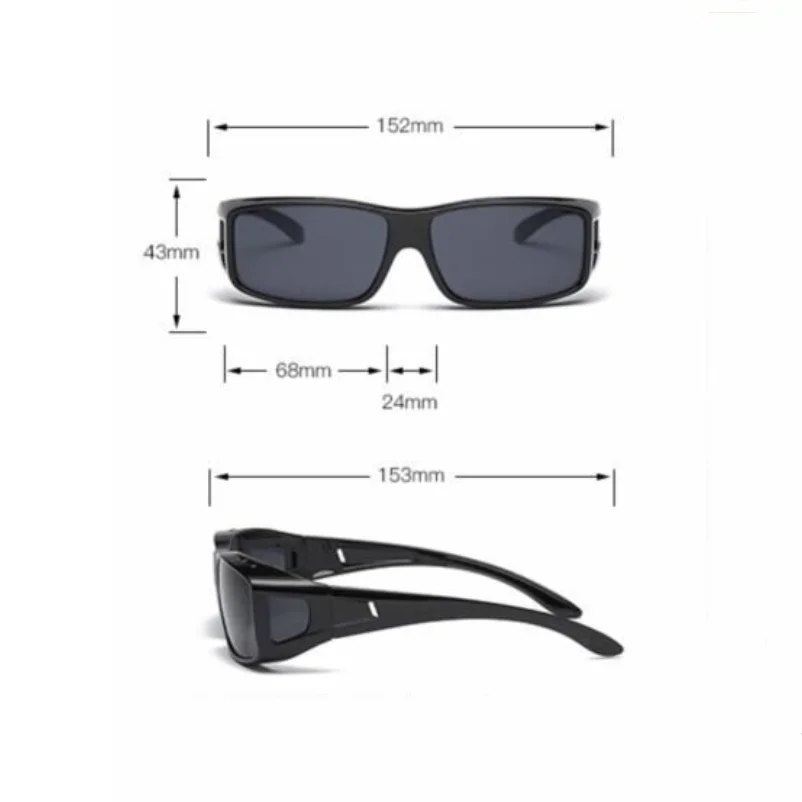 Очки ночного видения для водителя Солнцезащитные очки верховой езды от ветра