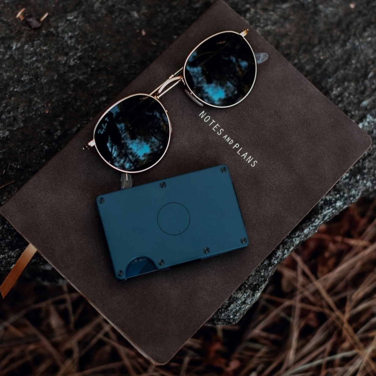 Кошелек Спиннер с защитой от фиджет тонкий кошелек и блокировка RFID передним