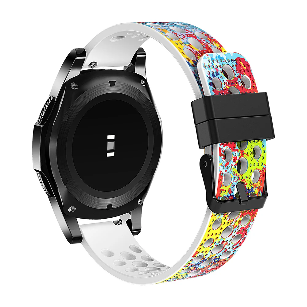 6 Honecumi 20 мм силиконовый ремешок для часов Ремешок для Garmin Vivoactive 3/gear Sport/Garmin 645/Vivomove HR полосы ремешок - Цвет: 6