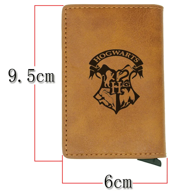 

Classic HP Potter Logo rfid wallet Vintage Men Women PU Leather money clips card purse cash holder