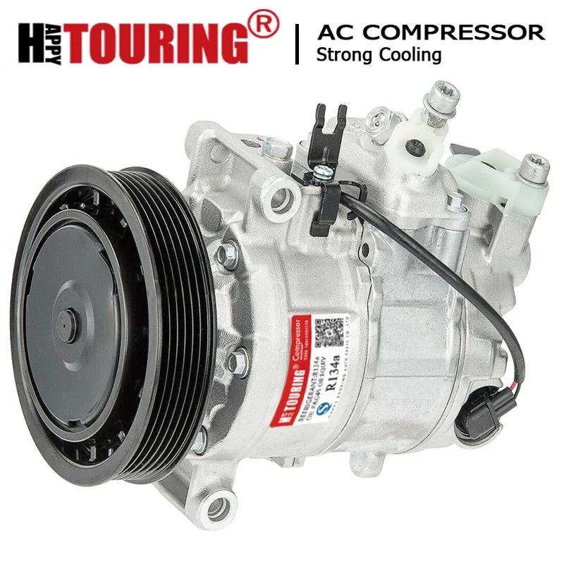 Автомобильный Компрессор A/C для Audi A6 C6 2005-2012 Quattro A7 3.0L V6 2012-2016 4G0260805A 4F0260805AF 8E0260805BC