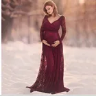 Кружевные платья для беременных для фотосессии Одежда для беременных длинное платье для беременных реквизит для фотосъемки для мам