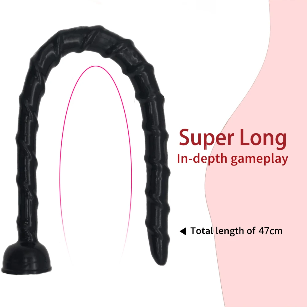 Super Long Anal Plug Large Dildo Butt Adult Sex Toys For Men Prostate Massgaer Expander Vagina Stimulator Masturbators | Красота и