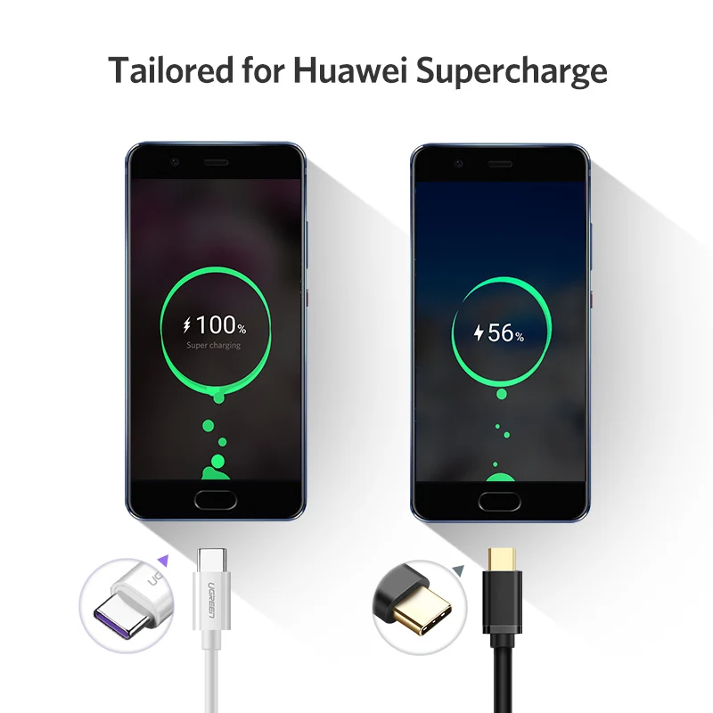 Ugreen 5A USB Type C кабель быстрое зарядное устройство данных Supercharge для Huawei Mate 30 20 P30 P20