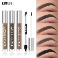 kimuse eyebrow gel dye tint makeup long lasting waterproof eyebrow pencil eye makeup with brush eyebrow pen