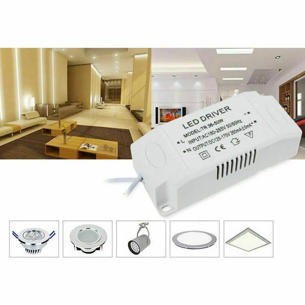 

1-36W Electronic Transformer LED Controller Power Supply Power External Supply Wide Light LED Voltage Panel Supply Drive Po U0M9