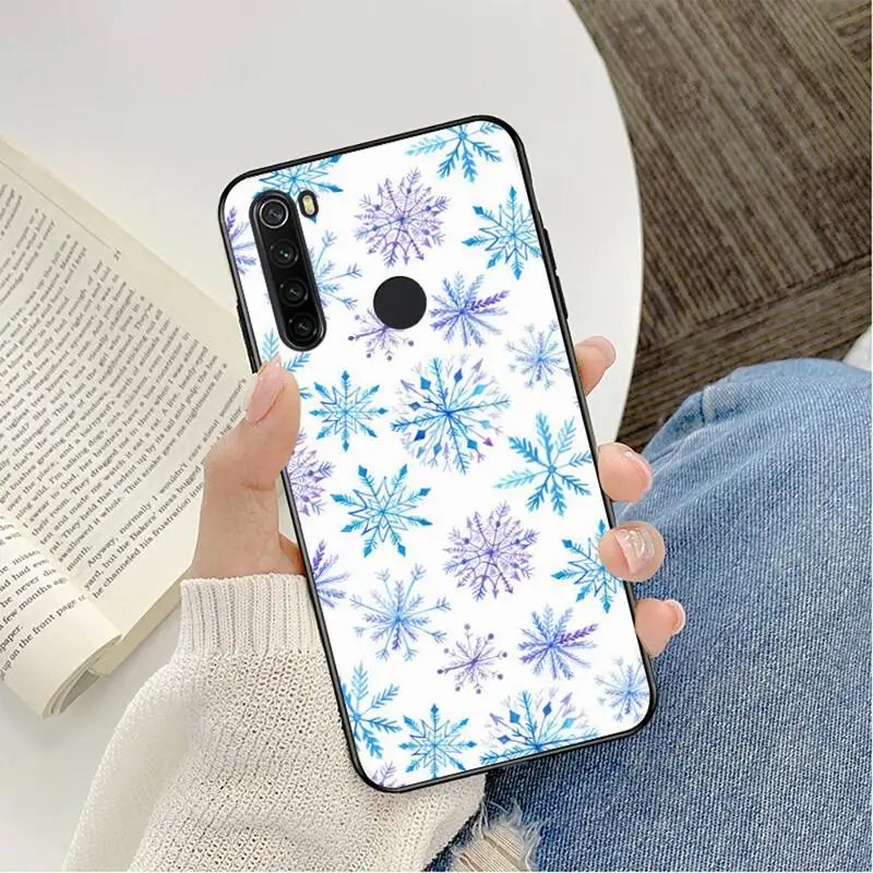 Чехол для телефона Babaite с рождественскими снежинками чехол Redmi note 8 8Pro 8T 6pro 7A 6A Xiaomi