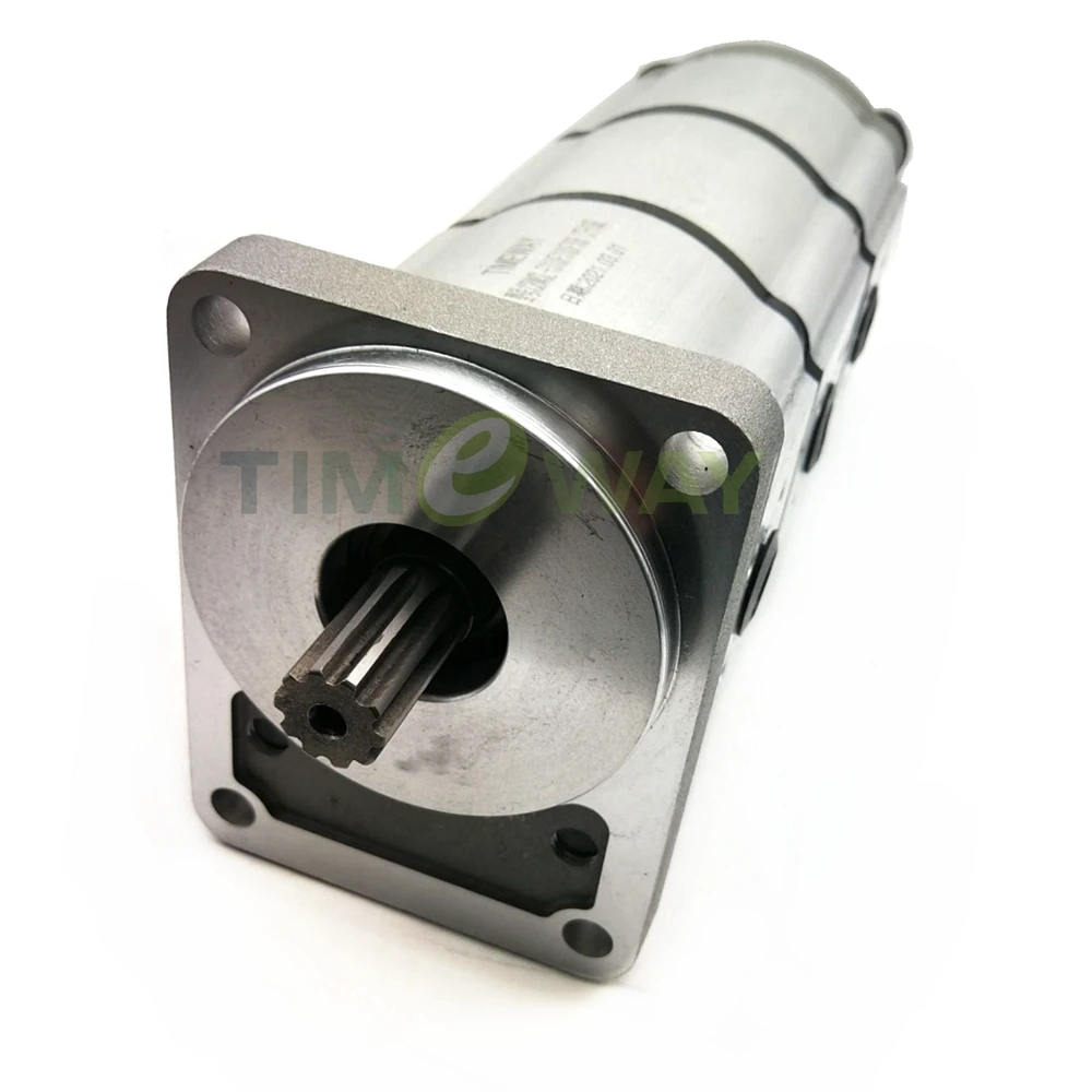 

Replacement 10teeth Spline Shaft Hydraulic Triple Gear Pump for Kubota KX-33