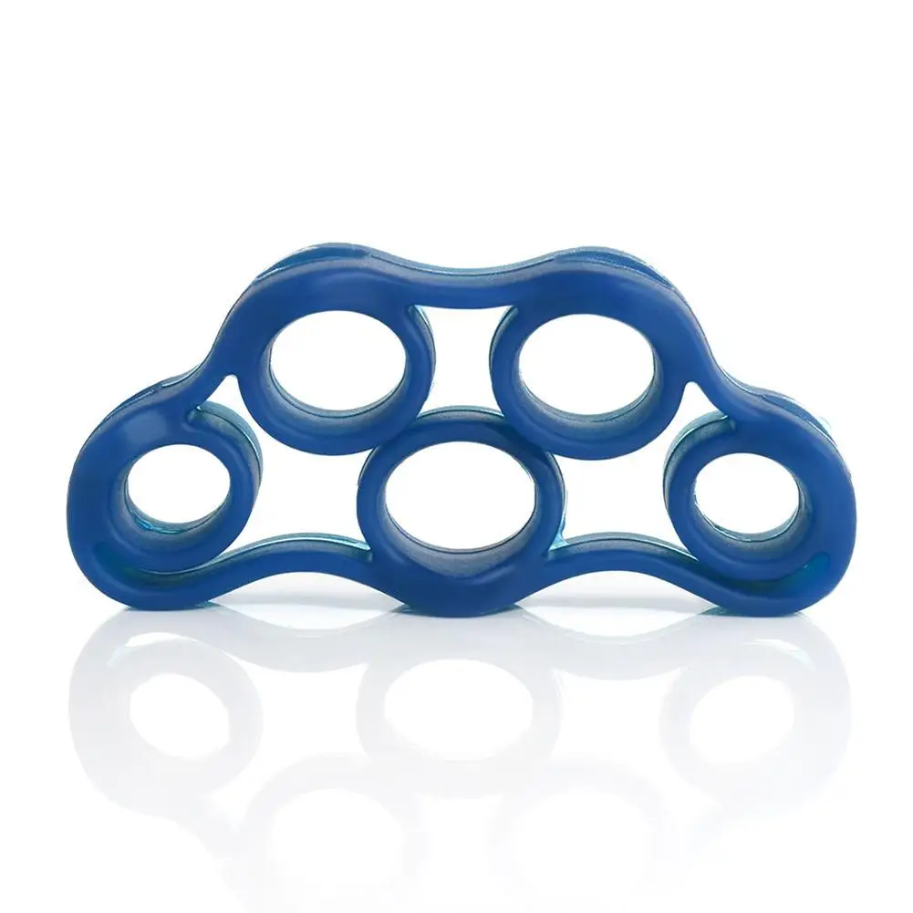 

Finger Trainer Silicone Finger Stretcher Hand Exercise Grip Strength Resistance Pull Ring Training for Finger Force Grip Device