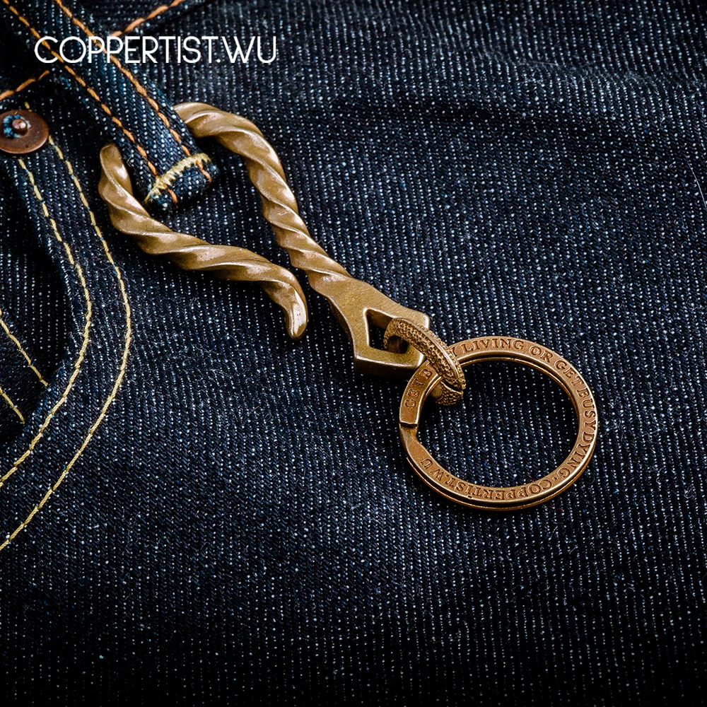 Coppertist. wu бронзовые декоративные спиральные узоры карабин Омаров застежки