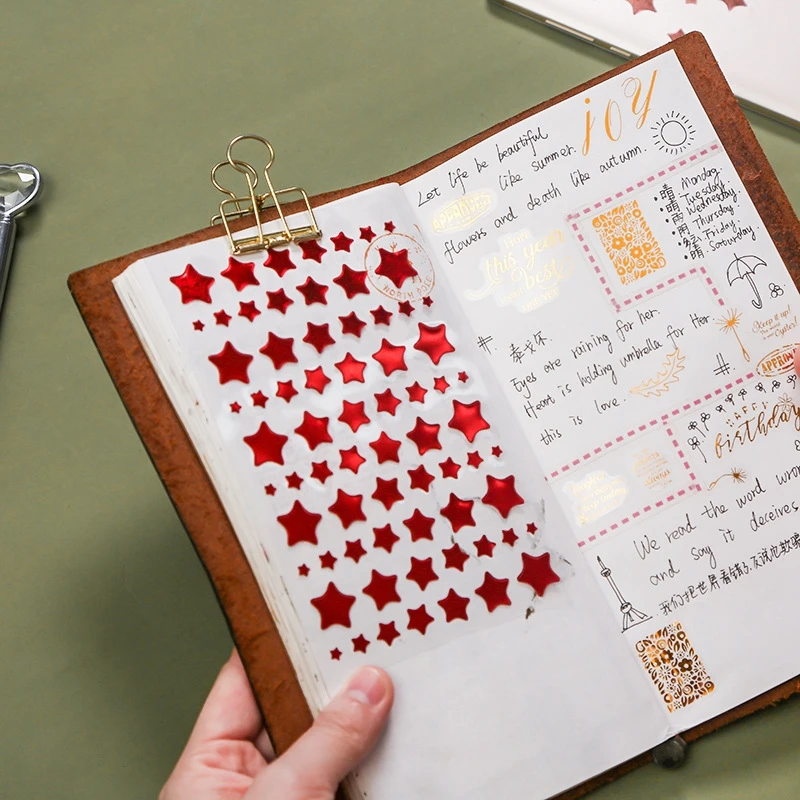 Фотоальбом с горячим тиснением|Канцелярские наклейки| |