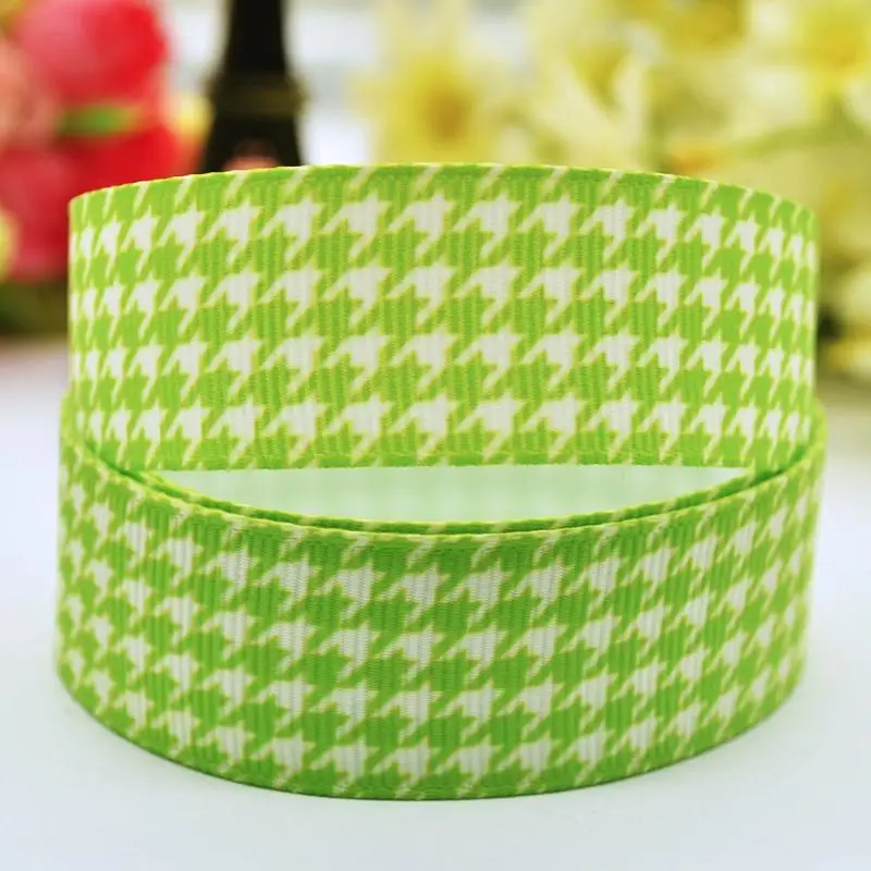 7/8'' 22mm,1" 25mm,1-1/2" 38mm,3" 75mm Plover Green Cartoon Character Printed grosgrain ribbon party decoration 10 Yards X-00013