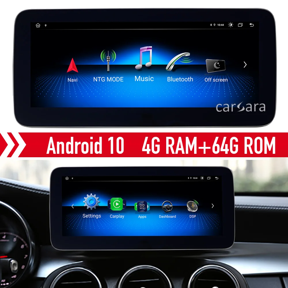 C300 C200 W205 android 10 монитор NTG5 comand головное устройство модифицированный сенсорный