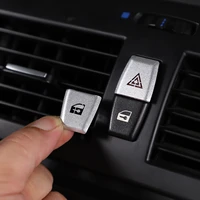 for 2006 2010 bmw x3 e83 car central control air conditioning air outlet double flashing button sticker interior accessories