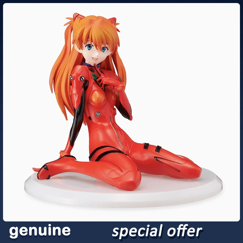 

EVA Asuka Langley Soryu Collection Anime Action Figure PVC Model Toys Kneeling Sit Figurine Statue Animation peripherals Toys