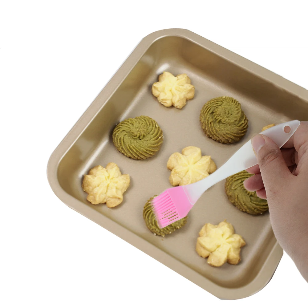 

Щетка из силикагеля для жарки и барбекю, инструмент для выпечки, щеточка из силикагеля и полипропилена, шесть цветов