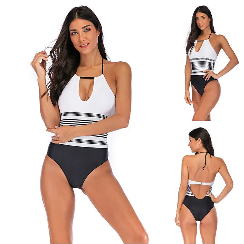 

2021 New Swimsuit Women Fashion PrintEd Sexy Backless Bikini Body Slim Swimsuit women