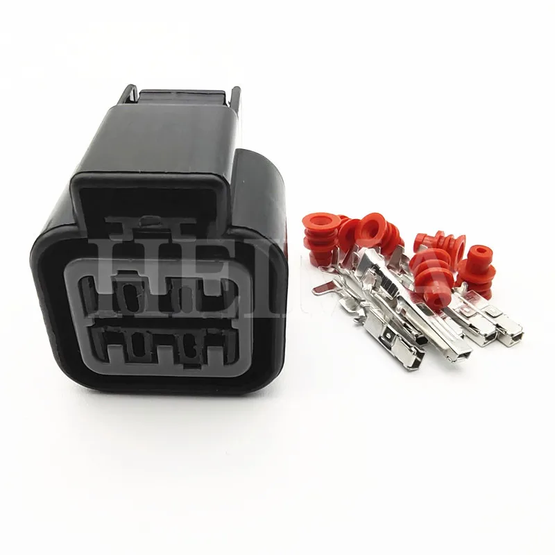 10 sets black 6 pin male female PB621-06020 PB625-06027 KUM auto Waterproof HYUNDAI Kia Elantra headlamp connector fog lamp plug |