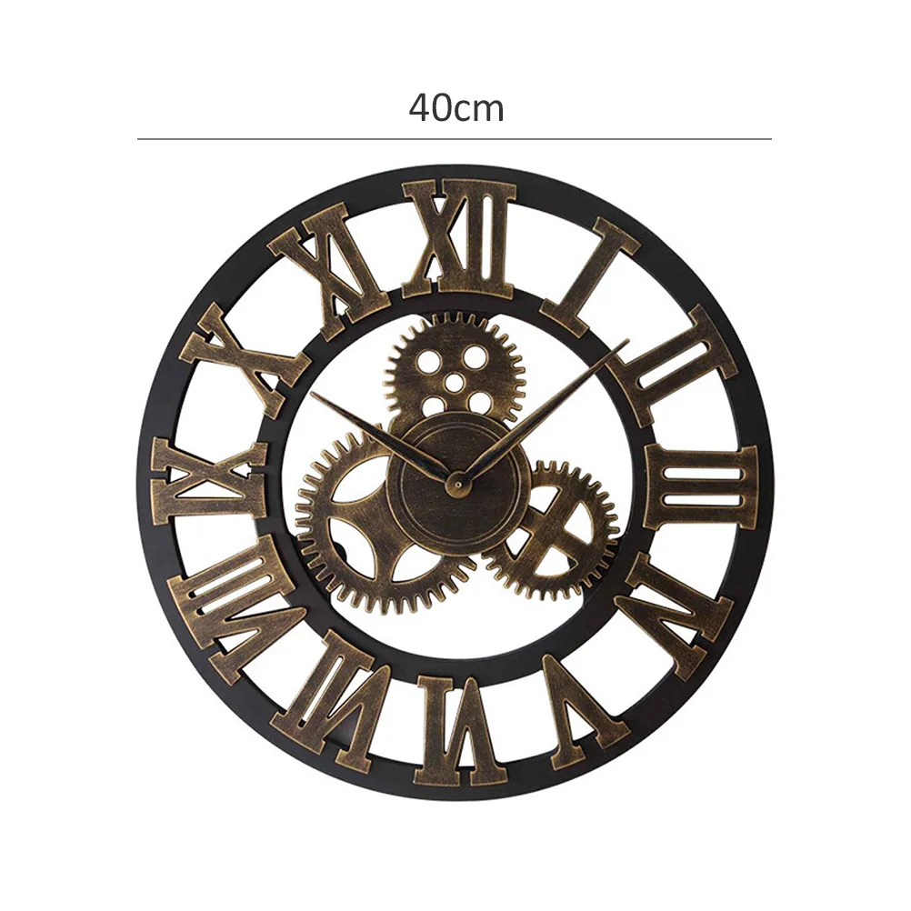 Ретро Настенные часы с имитацией железа Креативные Круглые Часы|Настенные часы| |