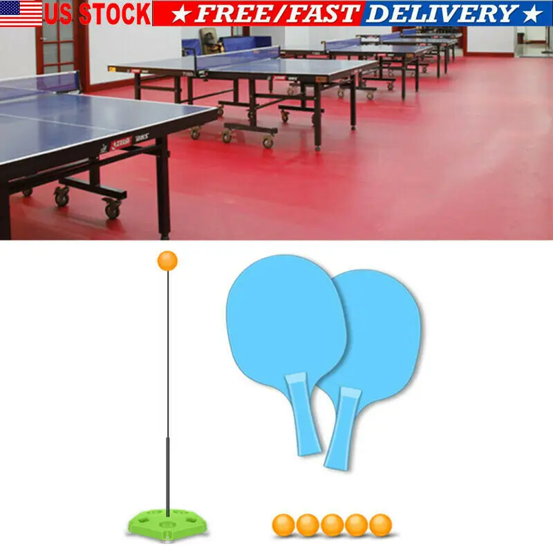

Table Tennis Case Trainer Ping Pong Ball Rackets Family Activities Healthy Fit Exercise Table Sets
