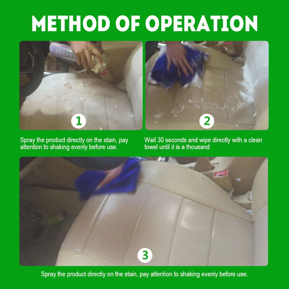 Универсальное средство для очистки салона автомобиля 650 мл пенопласт моющее