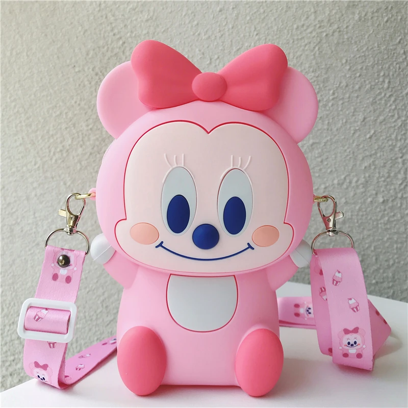 Модная 3D сумка-мессенджер с мультипликационным принтом маленькая сумка на плечо