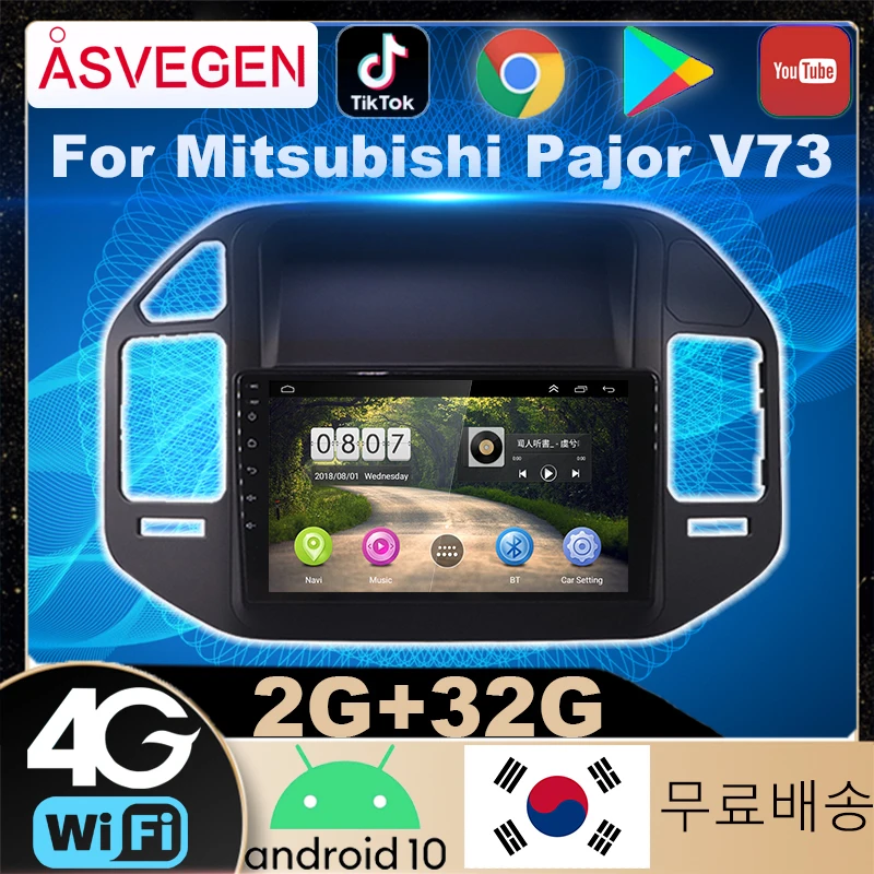Фото - Автомобильные мультимедийные плееры Android 10,0, автомобильный умный GPS-навигатор для Mitsubishi Pajero V73, радио, Bluetooth, автомобильный стерео-навигатор gps навигатор