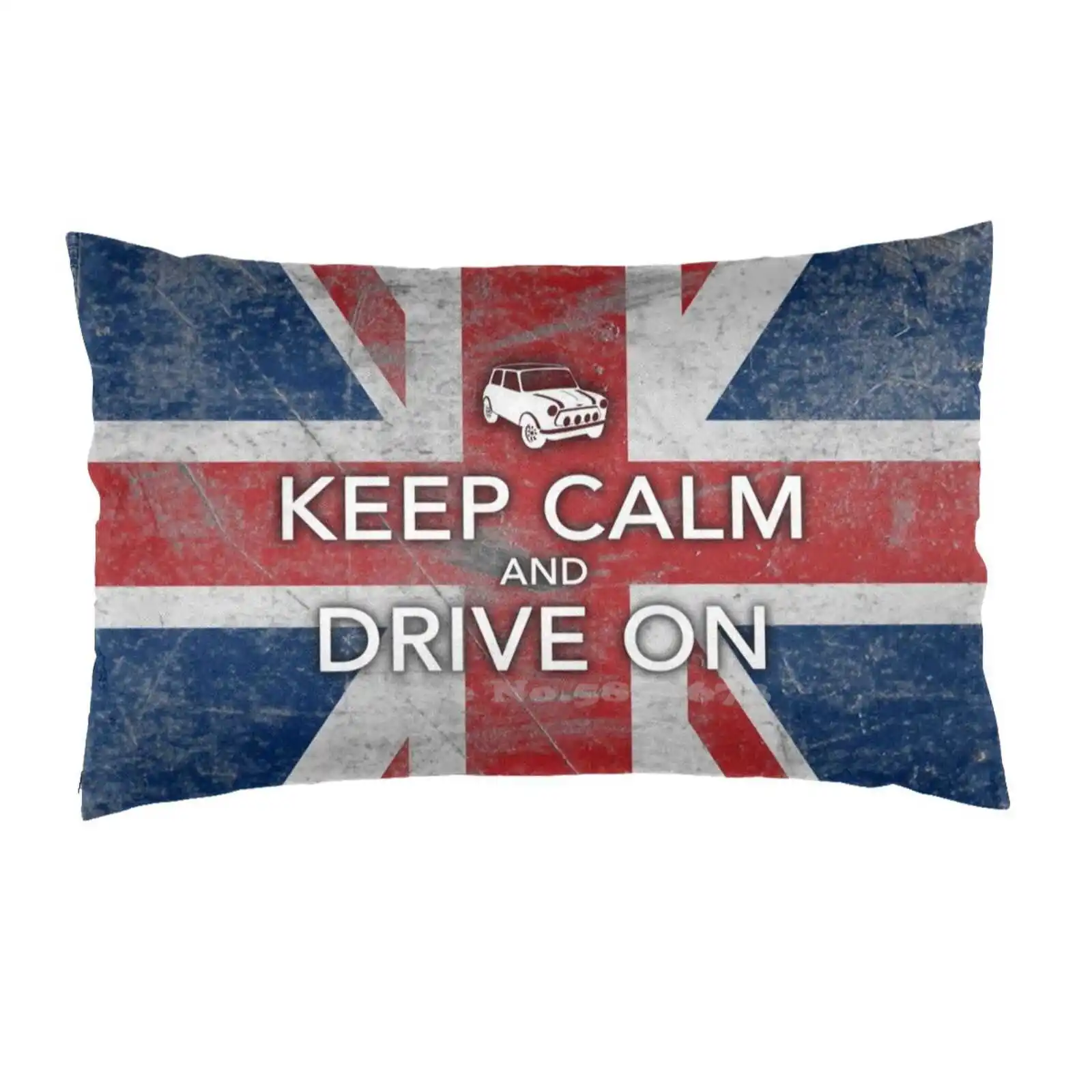 Keep Calm Винтажные наволочки для дивана с печатью чехла подушки Mini Copper Union Jack London Uk Motor Speed on