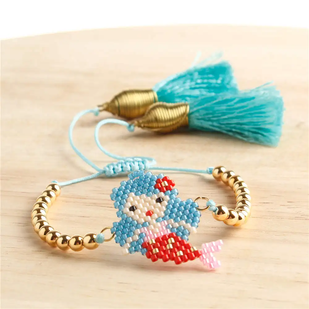 Shinus Perles MIYUKI браслет Русалка для женщин Pulseras Mujer пляжные украшения Miyuki дизайн Bileklik красивый 19