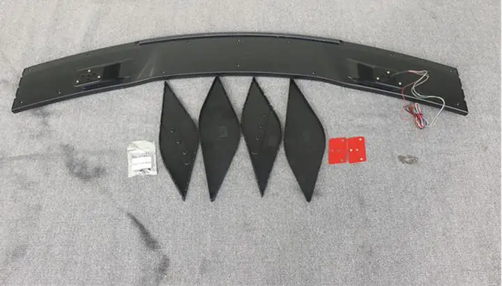 ABS Неокрашенный для заднего крыла багажник выступ Спойлеры Ford Mustang 2015 2016 2017 2018 2019