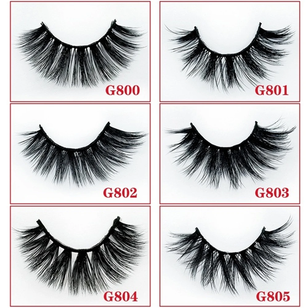 9 видов стилей 10 пар объемных ресниц толстые норковые ресницы натуральные
