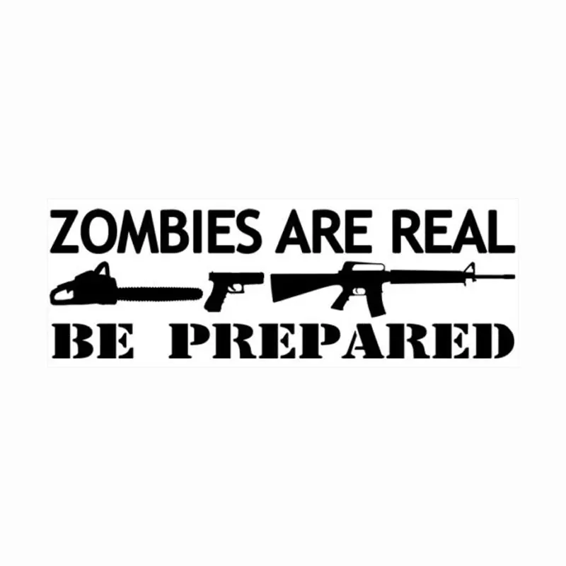 

Car Stickers Zombie Is Really Interesting Fashion Styling Decoration PVC Car Sticker Cover Scratch Black/white, 15cm*5cm