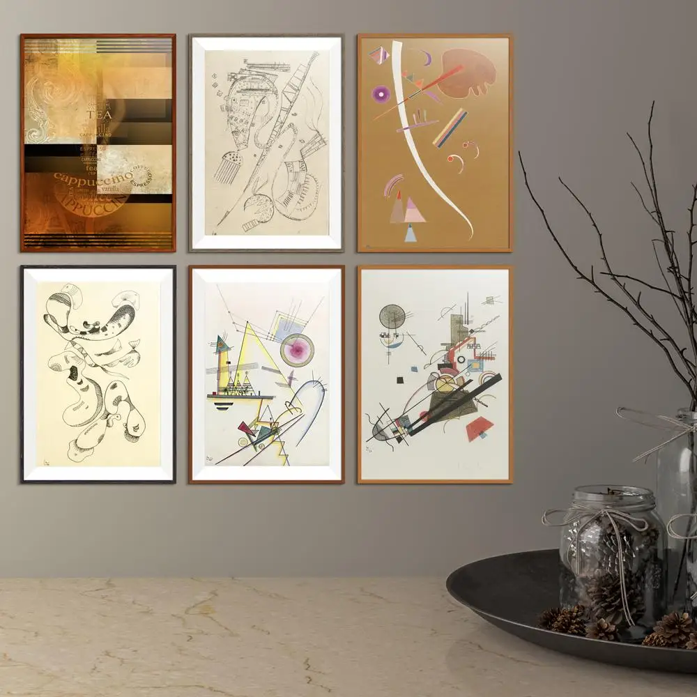 Граффити кариес мультфильм абстрактный вассилий Кандинский холст спрей без