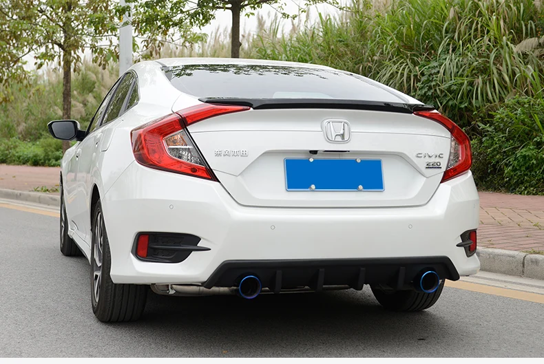 Задний спойлер для Honda 2017 2018 2019 2020 Civic Yefor из АБС-пластика | Автомобили и мотоциклы