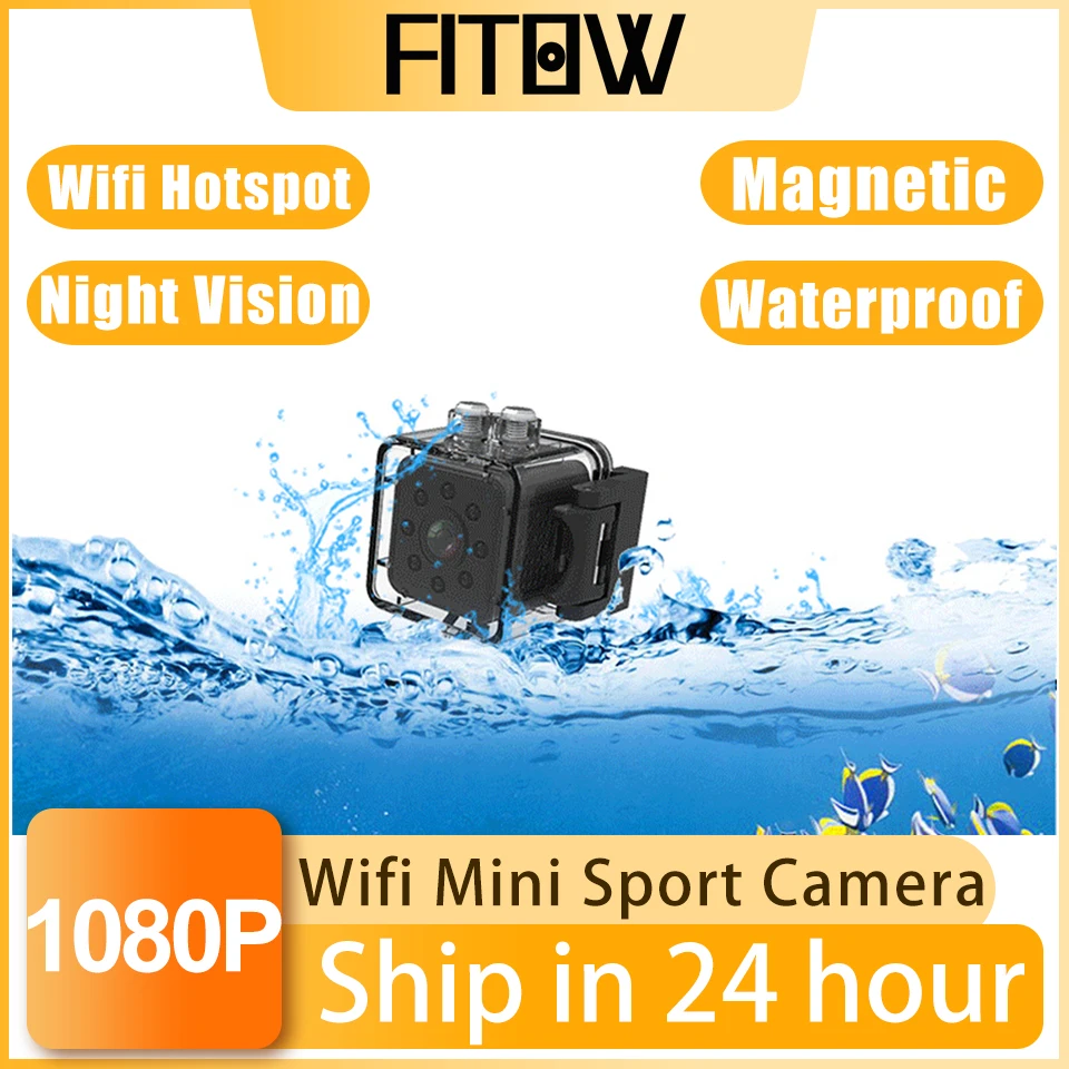 

Taida 1920*1080 Full HD Mini Wifi IP Camera Waterproof Night Vision Sport Camcorder DVR Motion Micro Cameras