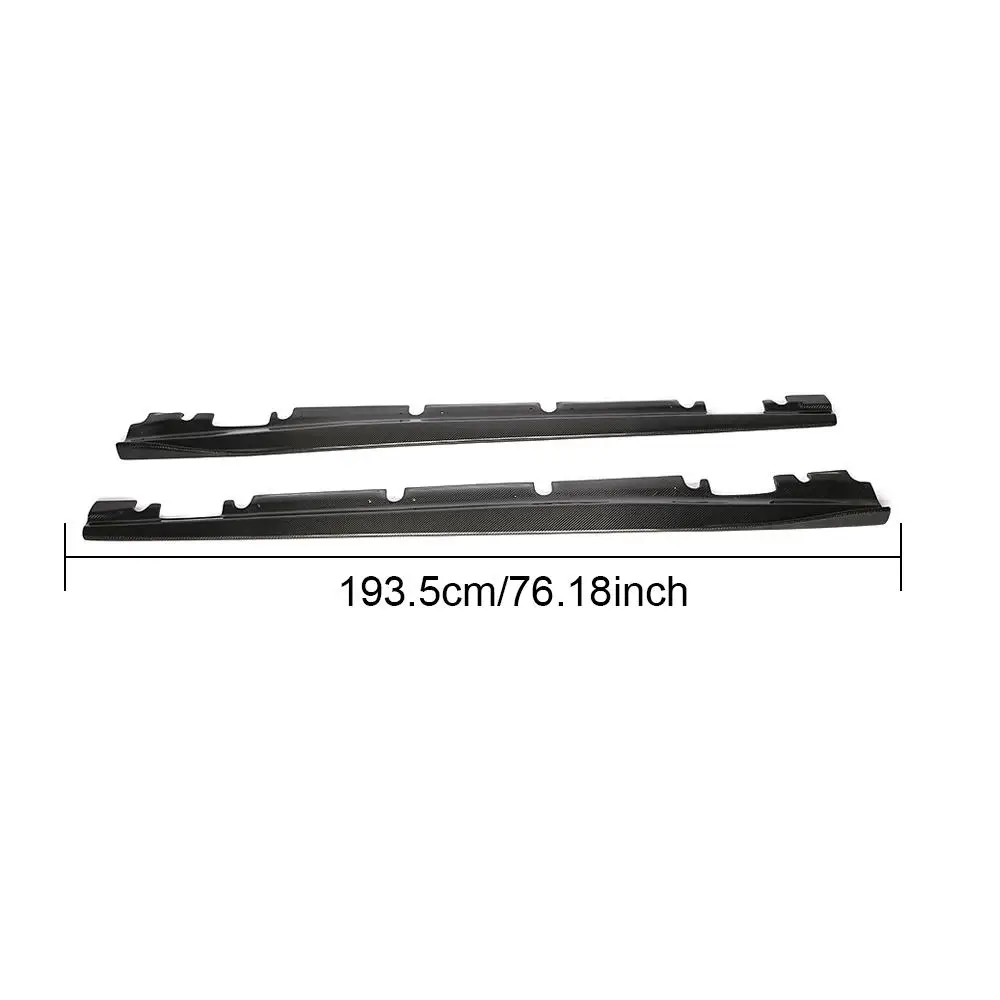 W117 W176 углеродное волокно Боковой бампер юбка для Benz Cla-класс A класс CLA200 CLA220 CLA260 CLA45 AMG Спорт 2013