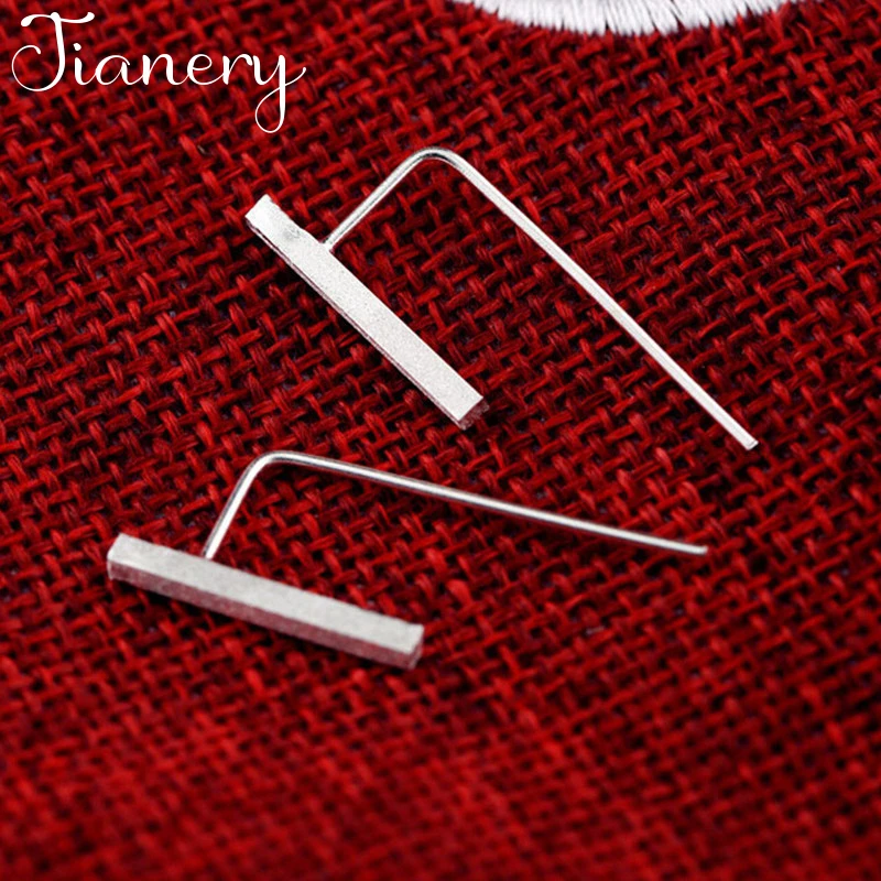 Женские серьги подвески из серебра JIANERY свадебная бижутерия|Серьги-гвоздики| |