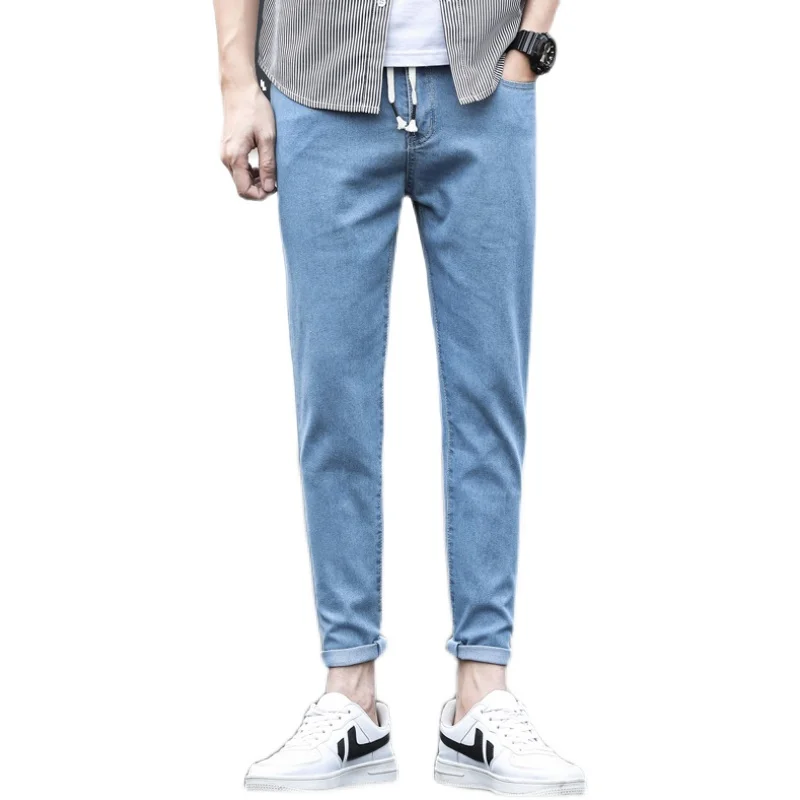 

2021 Popular Boy Baggy Jeans For Men Casual Wide leg Oversize Cargo Denim Overalls Boys Man pants