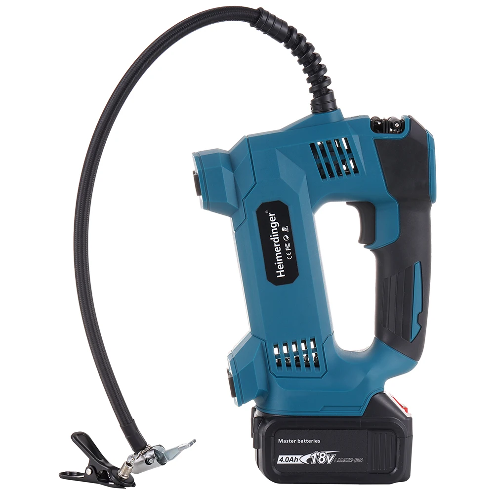 18 volt lithium battery powered cordless Electric air pump electric inflator with car charger | Инструменты