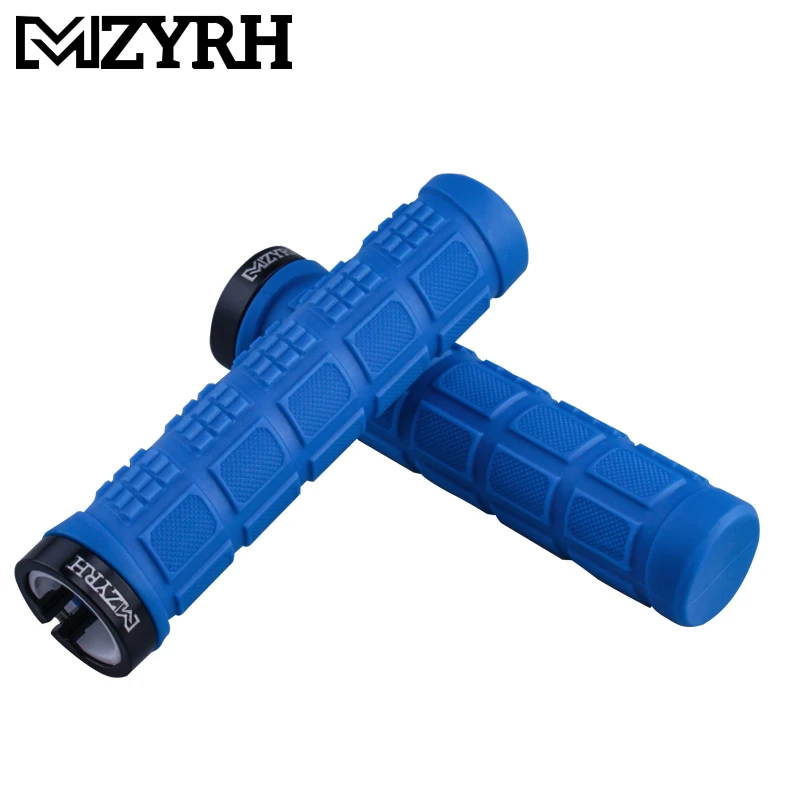 

Bike Grips Double Locking Bike, Bicycle, Mountain Bike Handlebar Grips, Include 2 Handlebar Caps, Aluminum Alloy