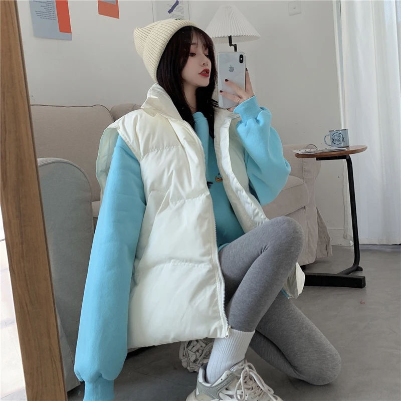 

YTX058 2021 new round neck loose solid color simple fashion Sweatshirts women