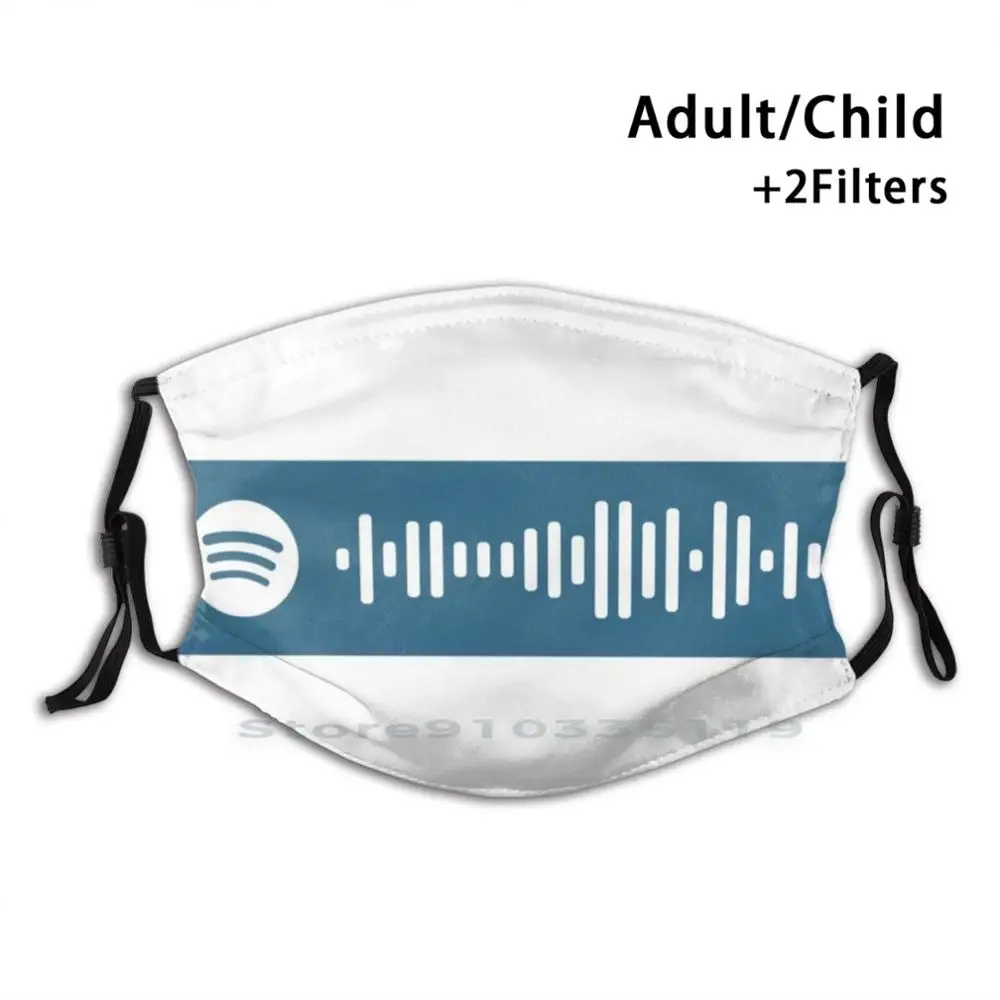 

Молодой, тупой и сломанный Spotify Scan для взрослых детей моющаяся забавная маска для лица с фильтром Khalid Young Dumb break American Teen Young