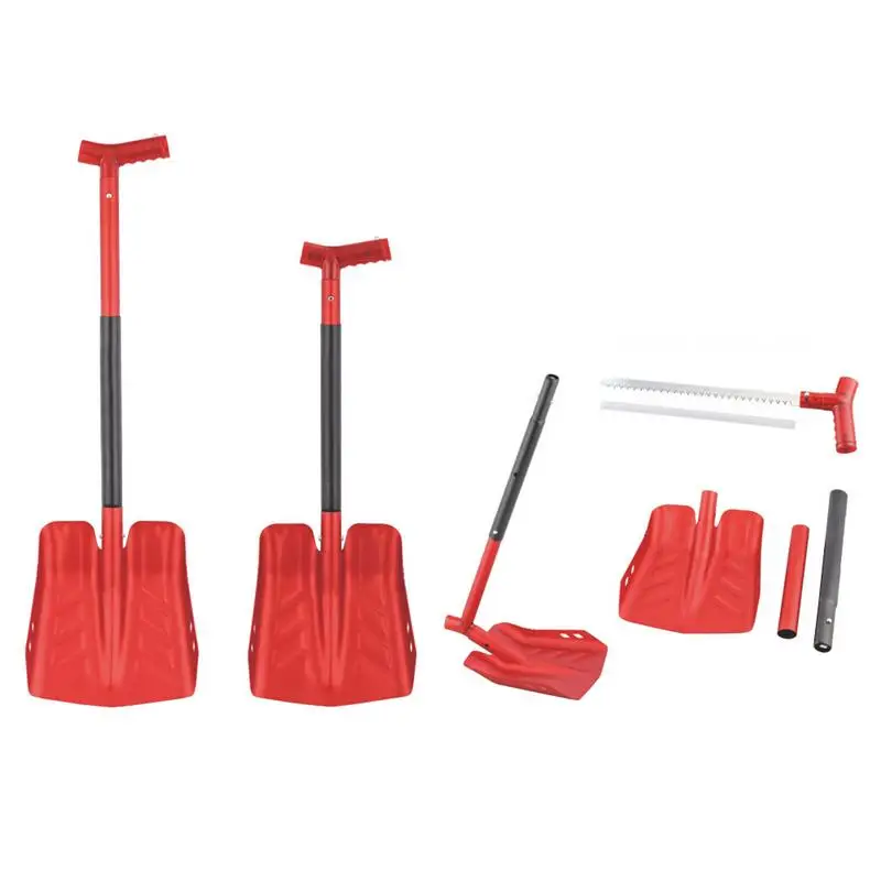 

Enhanced Type Aluminum Alloy Telescopic Snow Shovel Portable Shovel With Cutter Saw Car Snow Ice Scraper For Breaking Sawing Ice