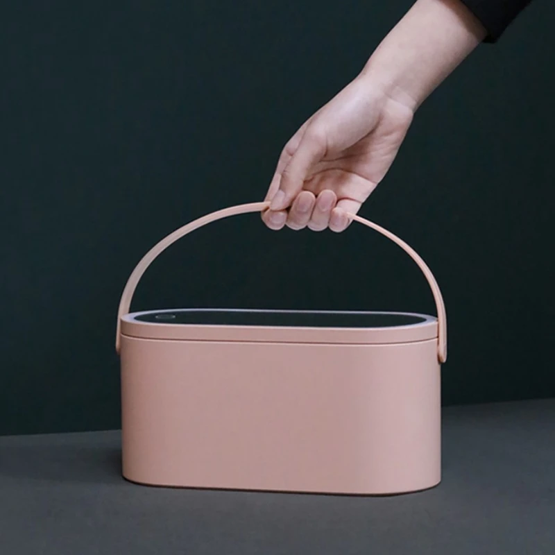 

Cosmetic Storage Box LED Light Makeup Box Household Dust-Proof Type Skin Care Product Storage Organizer Box