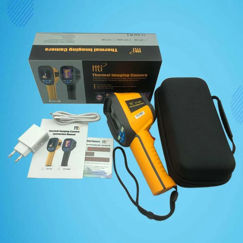 Handheld Thermal Imaging Cam HT-04D Portable Infrared Thermometer IR Imager Device | Инструменты