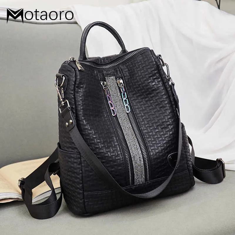 

Retro Diamond BackpackS Woman Chain Shoulder Bag Fashion Women Bags Backpack Casual School Bag Female Mochila Feminina Bagpack