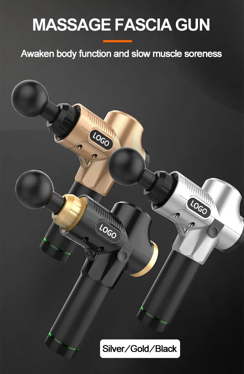Лучший ЖК-дисплей пистолет для массажа Мышц Массажер для глубоких тканей терапевтический пистолет для упражнений машина для облегчения боли в мышцах