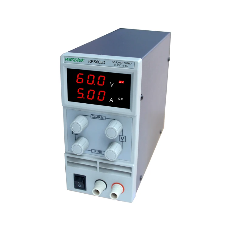 Wanptek мини импульсный источник питания постоянного тока KPS605D 60V 5A одноканальный